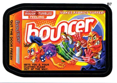 2013 WACKY PACKAGES ANS11 ***BOUNCER*** BONUS STICKER  B7