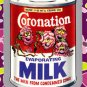 WACKY PACKAGES FLASHBACK1 SILVER BORDER ""CORONATION MILK"" #9  NM