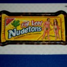 2012 WACKY PACKAGES ANS9 SILVER FLASH FOIL **FIG LEAF NUDETONS** #18 NM