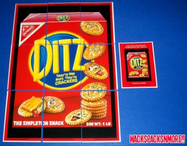 2010 WACKY PACKAGES ANS7 "DITZ" PUZZLE + MORE!