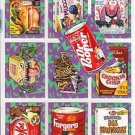 2017 WACKY PACKAGES 50th ANNIVERSARY COMPLETE BEST OF 80'S STICKER SET + WRAPPER