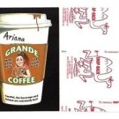 2017 Wacky Packages 50th Anniversary RED LUDLOW "ARIANA GRANDE COFFEE" 13/25