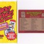 WACKY PACKAGES OLD SCHOOL SERIES 5 COMPLETE WHITEBACK SET + CHECKLIST & WRAPPER