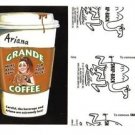 2017 Wacky Packages 50th Anniversary BLACK LUDLOW "ARIANA GRANDE COFFEE" 57/99