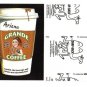 2017 Wacky Packages 50th Anniversary BLACK LUDLOW "ARIANA GRANDE COFFEE" 57/99