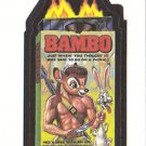 WACKY PACKAGES 1991 SERIES "BAMBO" #21 STICKER CARD