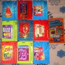 2012 WACKY PACKAGES ALL NEW SERIES 9 {ANS9} COMPLETE MOTION TAG SET + WRAPPER!