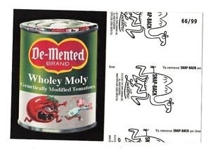 2017 Wacky Packages 50th Anniversary BLACK LUDLOW "DE~MENTED TOMATOES" 66/99