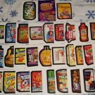 2008 SILLY SUPERMARKET ALL NEW SERIES COMPLETE STICKER SET LIKE WACKY PACKAGES.