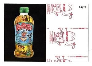 2017 Wacky Packages 50th Anniversary RED LUDLOW "POOPEYE'S OLIVE OIL" 04/25