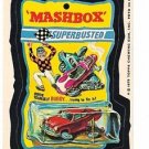 1975 WACKY PACKAGES ORIGINAL 15TH SERIES "MASHBOX" STICKER CARD NM-