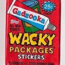 WACKY PACKAGES 1985 SERIES VINTAGE SEALED PACK STRAIGHT OUT OF BOX HARD TO FIND.