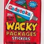 WACKY PACKAGES 1985 SERIES VINTAGE SEALED PACK STRAIGHT OUT OF BOX HARD TO FIND.