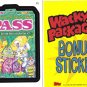 2007 WACKY PACKAGES ALL NEW SERIES 6 (ANS6) "PASS" BONUS STICKER  B3