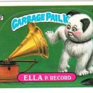 1987 GARBAGE PAIL KIDS ORIGINAL 8TH SERIES "ELLA P. RECORD" #308b STICKER CARD