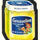 1974 WACKY PACKAGES ORIGINAL 10TH SERIES "GREASELINE" STICKER CARD