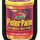 1974 WACKY PACKAGES ORIGINAL 6TH SERIES **PETER PAIN PEANUT BUTTER** STICKER