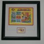 Mickey & Minnie 70th Anniversary Framed Art W/C.O.A. & TAGS  MUST SEE! RARE!