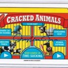 2017 WACKY PACKAGES 50th ANNIVERSARY JUNGHWA IM AUTO "CRACKED ANIMALS" 04/25