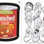 2015 WACKY PACKAGES SERIES 1 WACKY BACKS "HUNCHED" #48 RARE BACK STICKER CARD