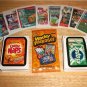 2015 WACKY PACKAGES SERIES 1 COMBO "COMPLETE 110 BASIC CARDS & TATTOO SET + MORE