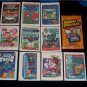 2015 WACKY PACKAGES SERIES 1 COMBO "COMPLETE 110 BASIC CARDS & TATTOO SET + MORE