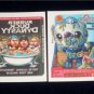 2015 WACKY PACKAGES SERIES 1 COMBO "COMPLETE 110 BASIC CARDS & TATTOO SET + MORE