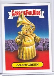 2017 Wacky Packages-Garbage Pail Kids 2017 THE SHAMMY'S "GOLDEN GREEN" LIMITED