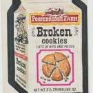 1974 WACKY PACKAGES ORIGINAL 10TH SERIES "POOPEDRIDGE FARM" STICKER CARD