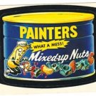1974 WACKY PACKAGES ORIGINAL 10TH SERIES "PAINTERS PEANUTS" STICKER CARD