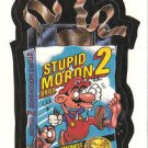 WACKY PACKAGES 1991 SERIES "STUPID MORON BROS" #4 STICKER CARD