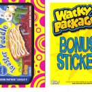 2014 WACKY PACKAGES SERIES 1 "TOASTER PUDDLE" BONUS STICKER  B2