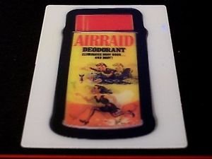 2008 WACKY PACKAGES FLASHBACK SERIES 1 {FB1} "AIRRAID DEODORANT" MOTION CARD #1