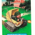 1987 GARBAGE PAIL KIDS ORIGINAL 10TH SERIES "SHERMAN TANK" #416b STICKER CARD