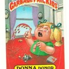 1987 GARBAGE PAIL KIDS ORIGINAL 8TH SERIES "DONNA DONOR" #298b STICKER CARD