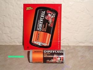 WACKY PACKAGES ERASER SERIES 2 "DIRTYCELL" ERASER & MATCHING STICKER #23 RARE!