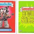 2013 GARBAGE PAIL KIDS BRAND NEW SERIES3 (BNS3) BONUS STICKER-KISSED KYLE- B23b