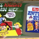 2014 WACKY PACKAGES CHROME SERIES 1 "AWFUL BITS" WACKY ADS #34 CARD