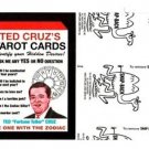 2017 Wacky Packages 50th Anniversary BLACK LUDLOW "TED CRUZ'S TAROT CARDS" 31/99