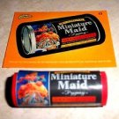WACKY PACKAGES ERASER SERIES 1 "MINIATURE MAID" ERASER & MATCHING STICKER #15