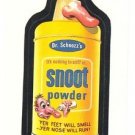 1986 WACKY PACKAGES ALBUM SERIES STICKER "SNOOT POWDER" #52 ONLY 99 CENTS