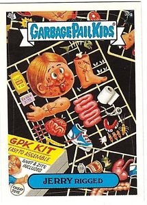 2004 GARBAGE PAIL KIDS ALL NEW SERIES 3 {ANS3} "JERRY RIGGED" #38a STICKER CARD