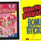 2007 WACKY PACKAGES ALL NEW SERIES 6 (ANS6) **SPLITHEARTS** BONUS STICKER  B2