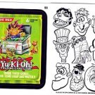 WACKY PACKAGES 2015 SERIES 1 WACKY BACKS CARD "YU-KI-OH!" #93 RARE BACK