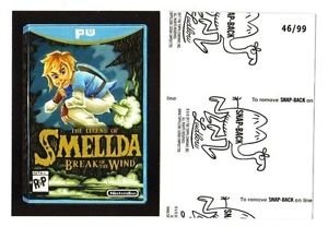 2017 Wacky Packages 50th Anniversary BLACK LUDLOW "SMELLDA" 46/99