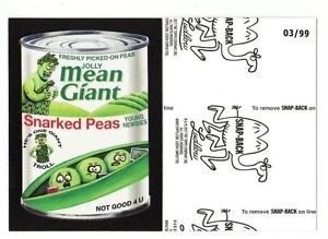 2017 Wacky Packages 50th Anniversary BLACK LUDLOW "JOLLY MEAN GIANT" 03/99