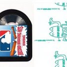 2016 WACKY PACKAGES BASEBALL SERIES 1 GREEN LUDLOW "RECORD BREAKING HITS" #64
