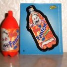 WACKY PACKAGES ERASER SERIES 2 "FANTOM" ERASER & MATCHING STICKER #9