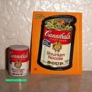 WACKY PACKAGES ERASER SERIES 2 "CANNIBAL'S SOUP" ERASER & MATCHING STICKER #10