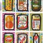 2008 Wacky Packages Flashback 2 LOT OF EIGHTEEN DIFFERENT STICKER CARDS.COOL